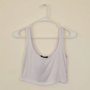 PLT Basic Scoop Neck Crop Top